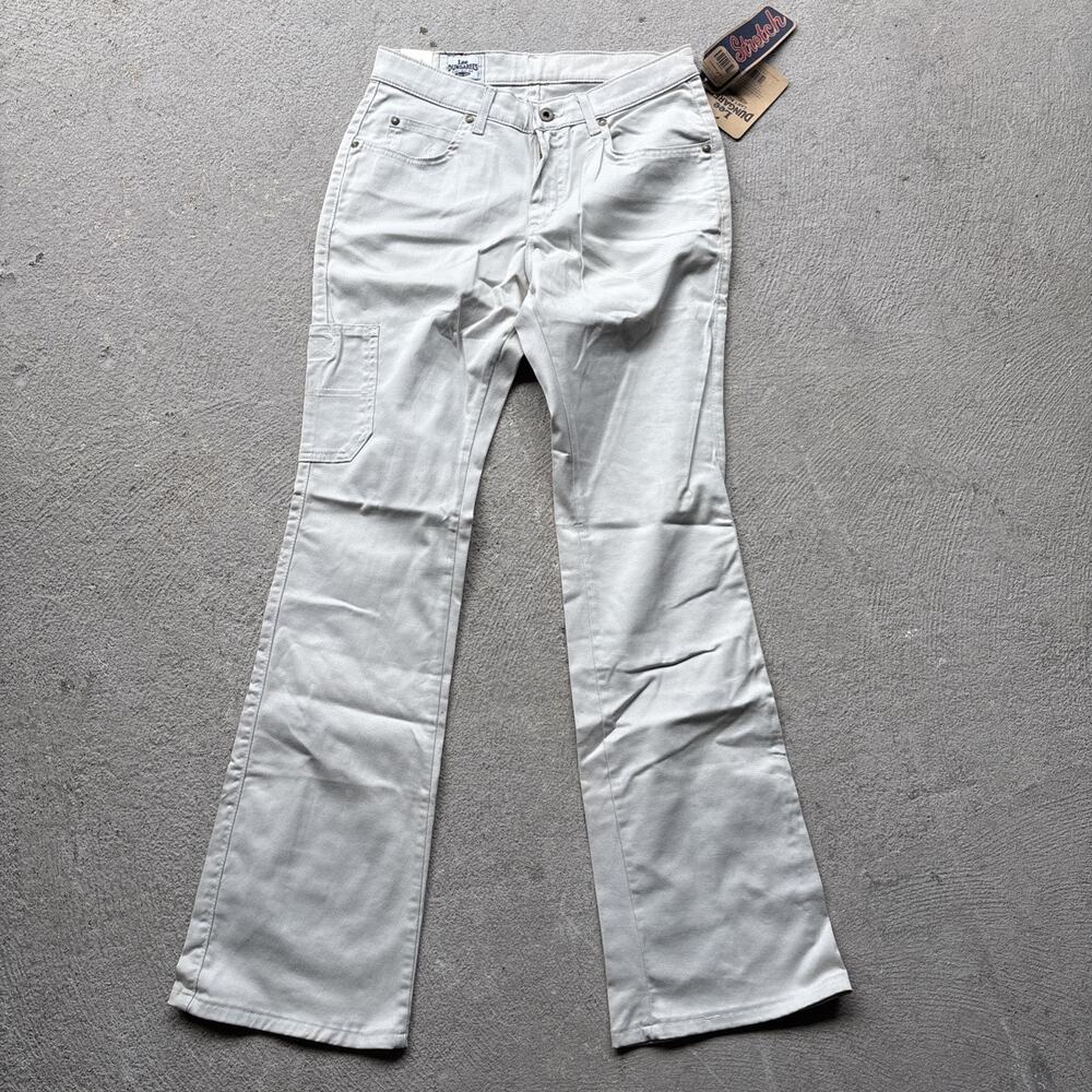Vintage Y2K LEE Low Rise Flare Khaki Tan Juniors 9 M 90s 2000s Pants Bell